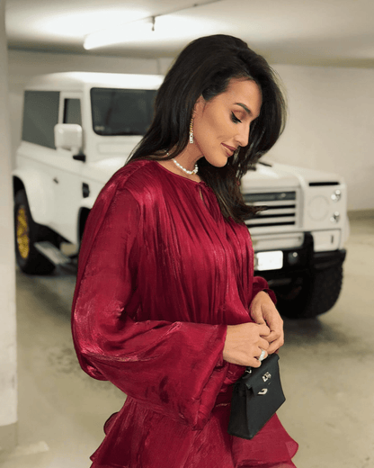 Blouson mini dress
