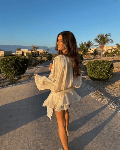 Blouson mini dress