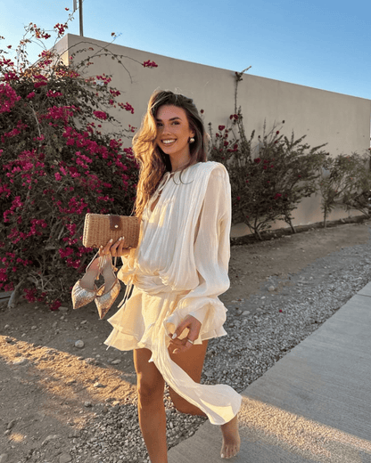 Blouson mini dress