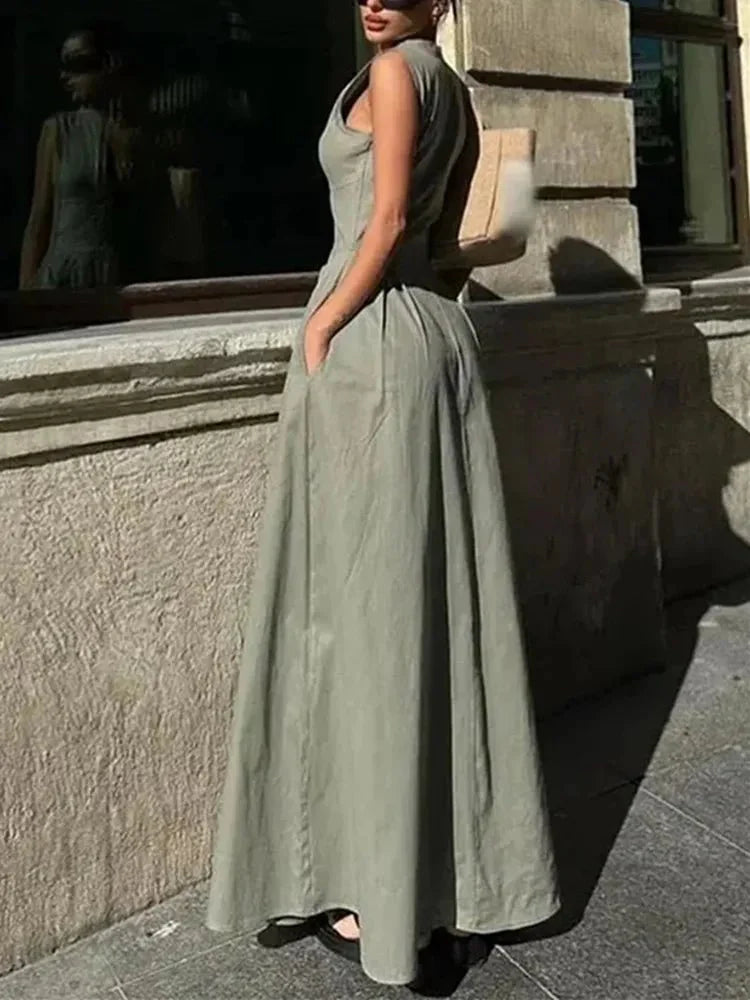 Jess Sleeveless Midi Dress