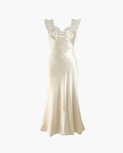 Joann Lange's Satin and Lace Dress