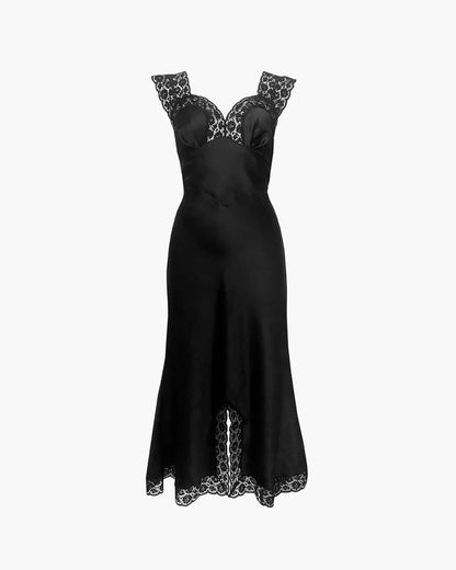 Joann Lange's Satin and Lace Dress