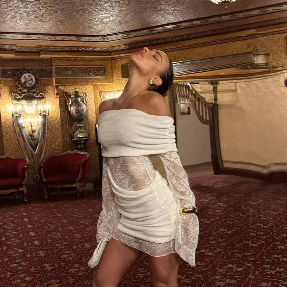 Misa Off-the-Shoulder Mini Dress
