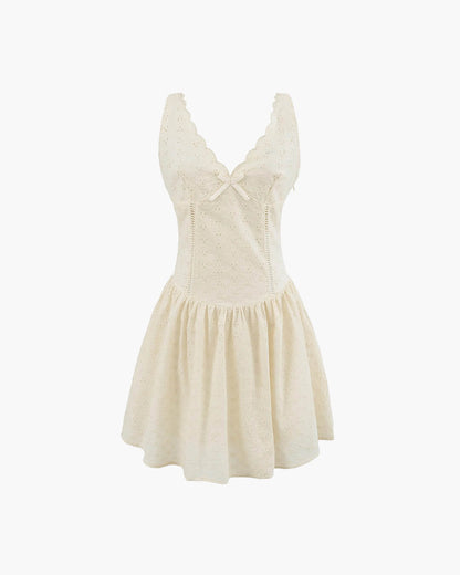 Kiara Mini Dress with Plunging Neckline