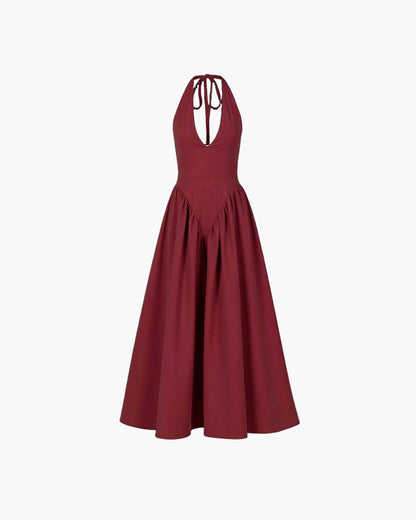 Krista Plunge Maxi Dress