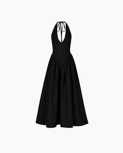 Krista Plunge Maxi Dress
