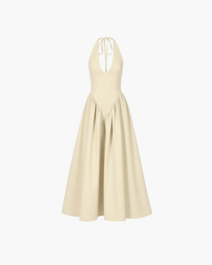 Krista Plunge Maxi Dress