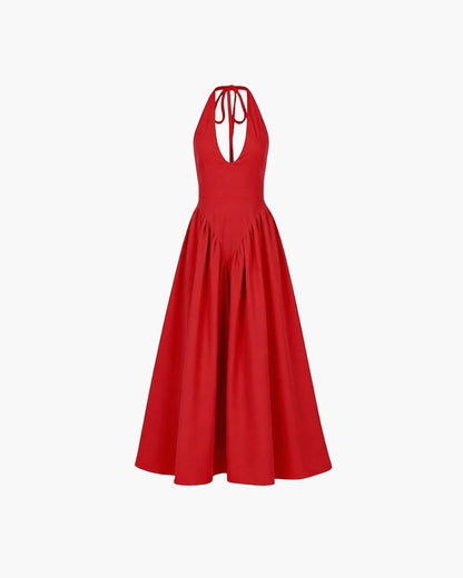Krista Plunge Maxi Dress