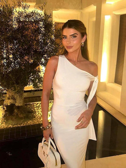 Kylie geknotetes Maxikleid