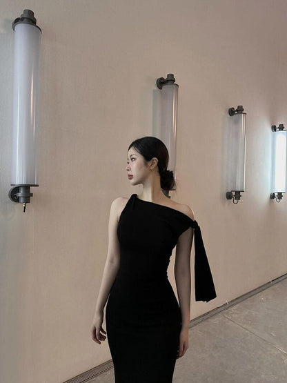 Kylie geknotetes Maxikleid