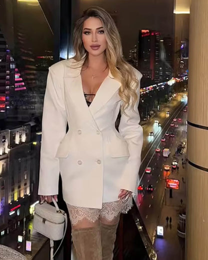 Zweireihiges Minikleid