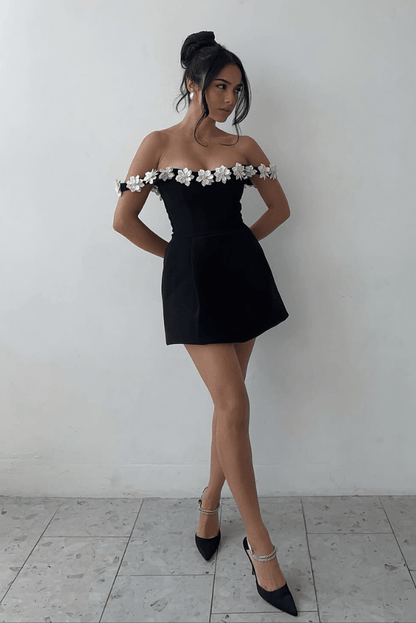 Mila Sleeveless Floral Mini Dress