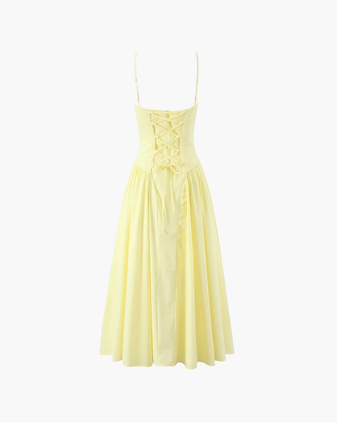 Mary Spaghetti Strap Midi Dress