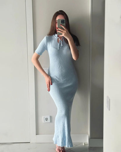 Bodycon Knitted Maxi Dress