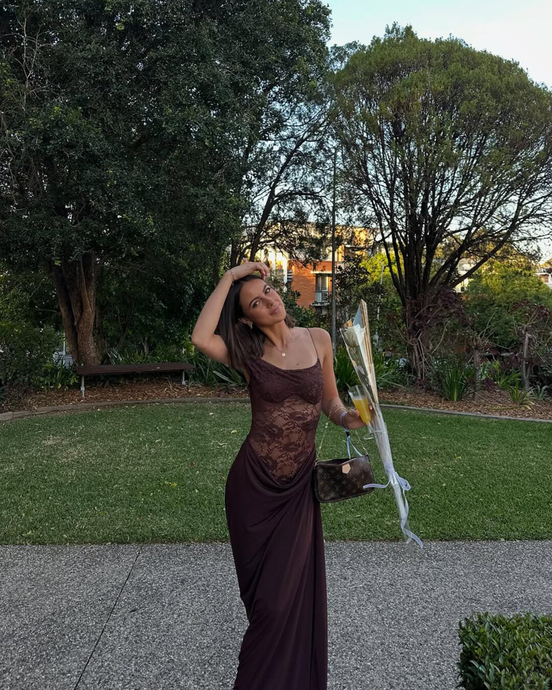 Open Leg Kleid