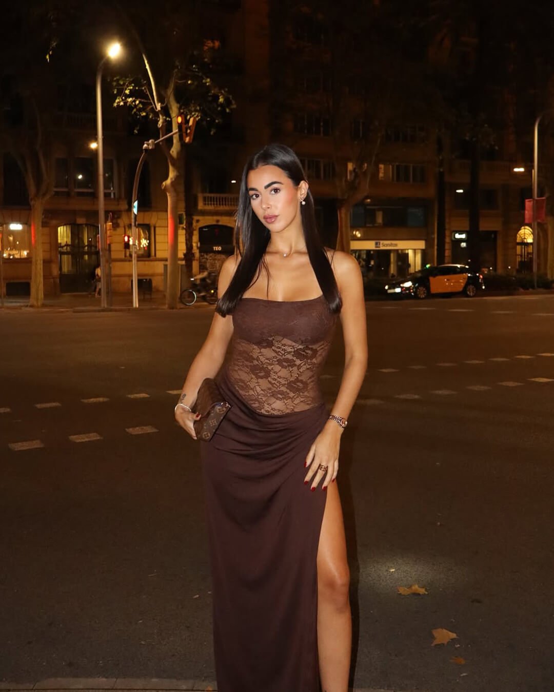 Open Leg Kleid