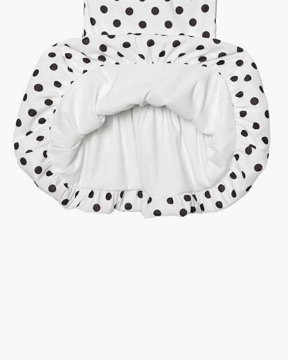 Polka Dot Balloon Mini Dress