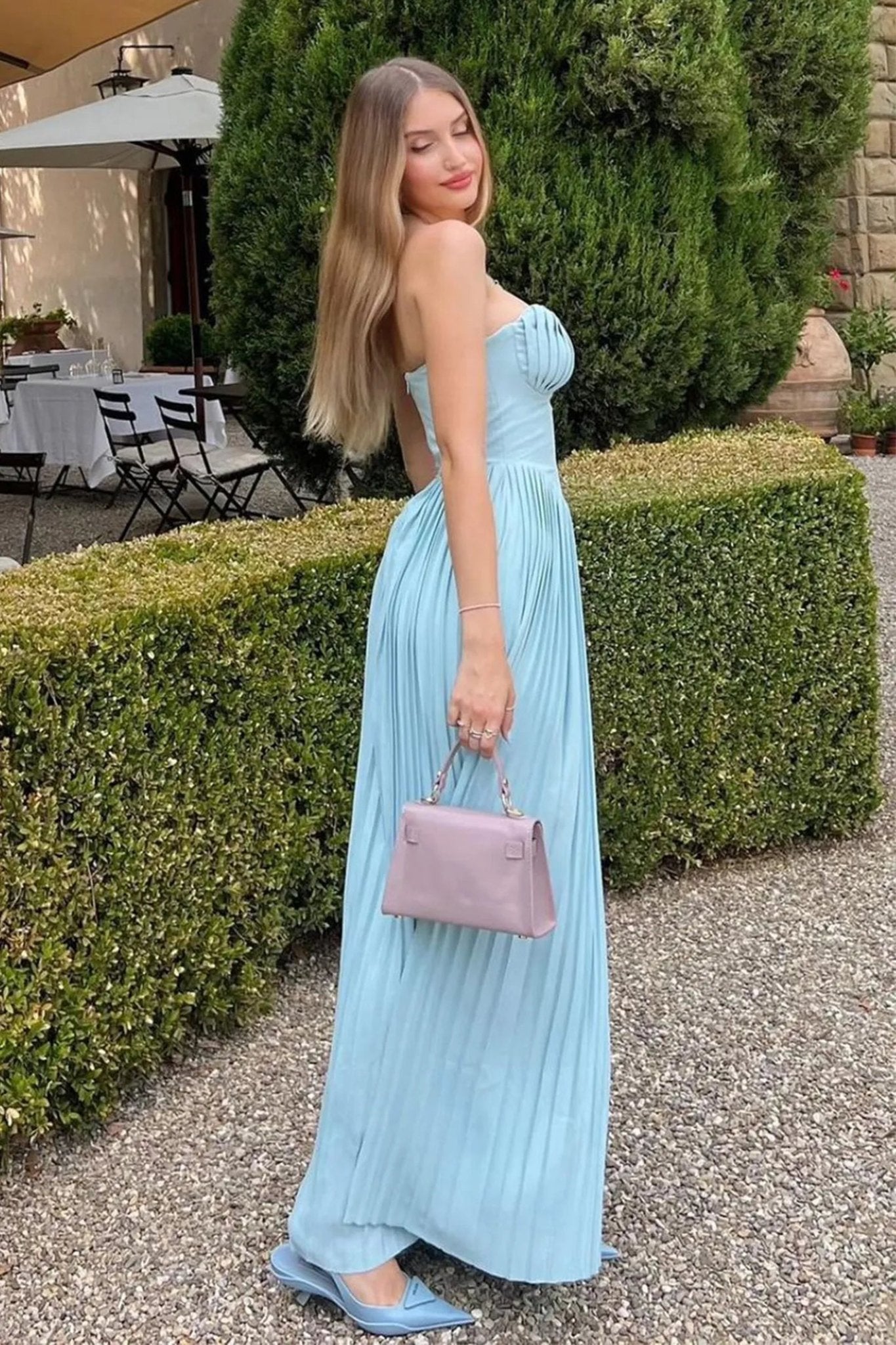 Sandy Strapless Maxi Dress