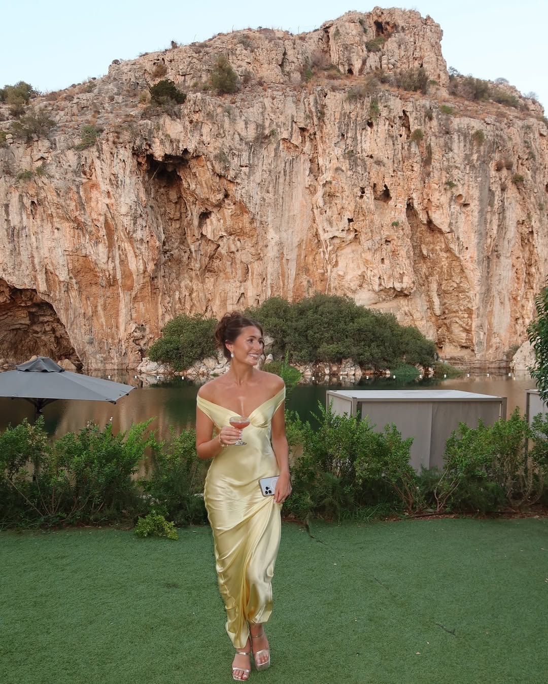 Serena Backless Satin Maxi Dress