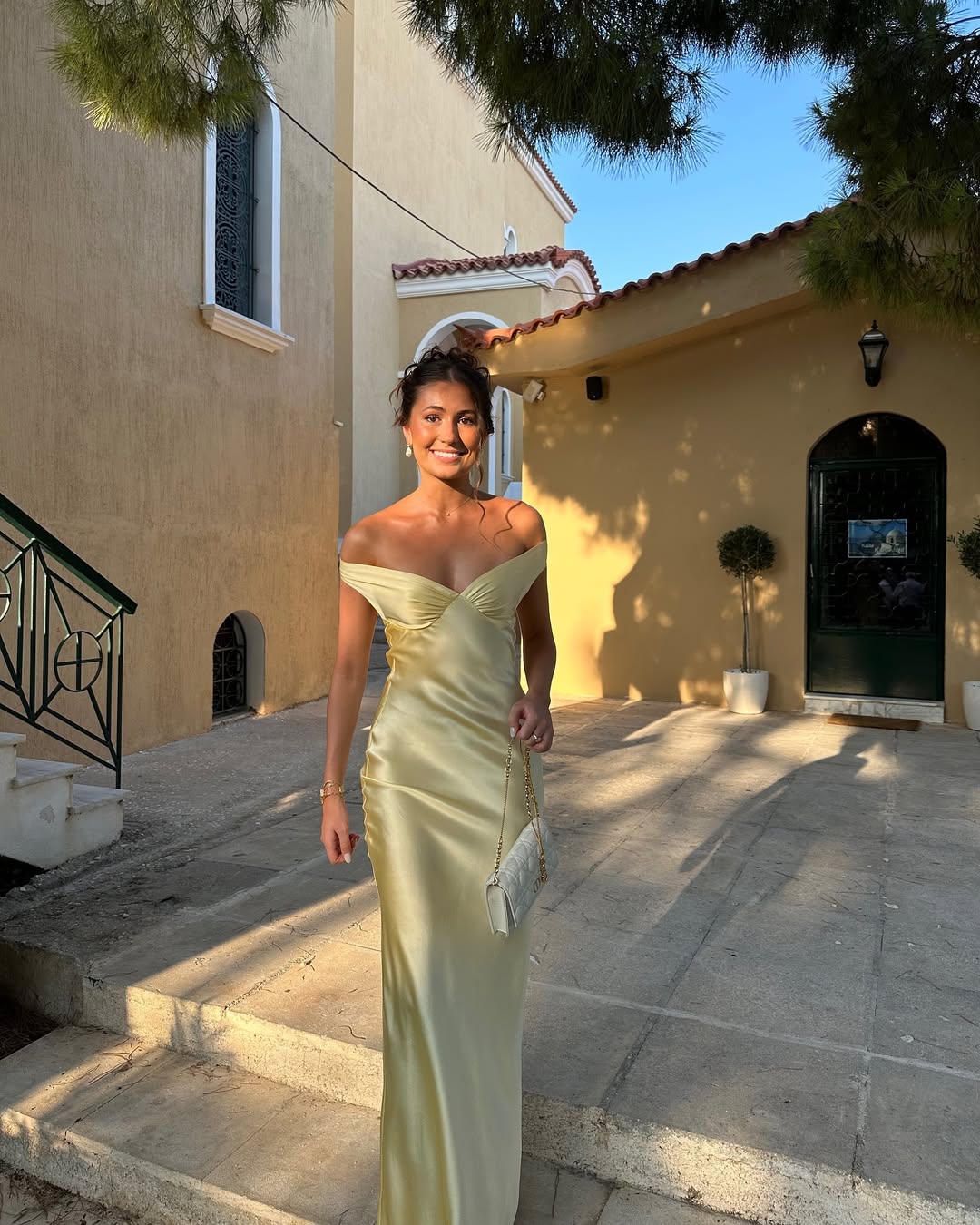 Serena Backless Satin Maxi Dress