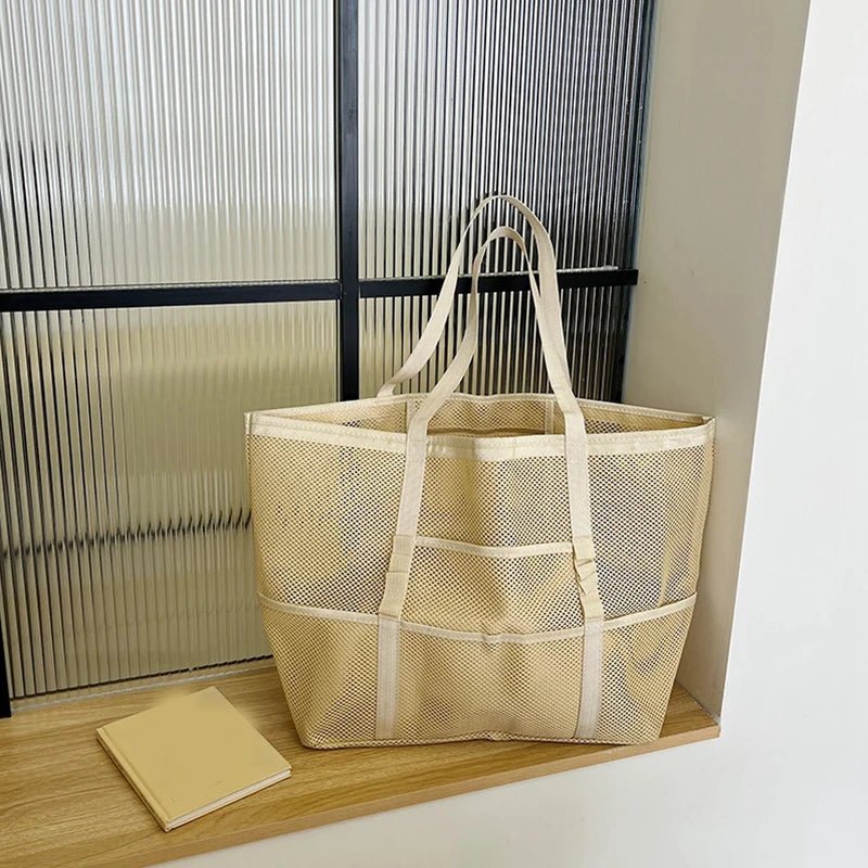 Beatrice Strandtasche aus Canvas mit großem Fassungsvermögen