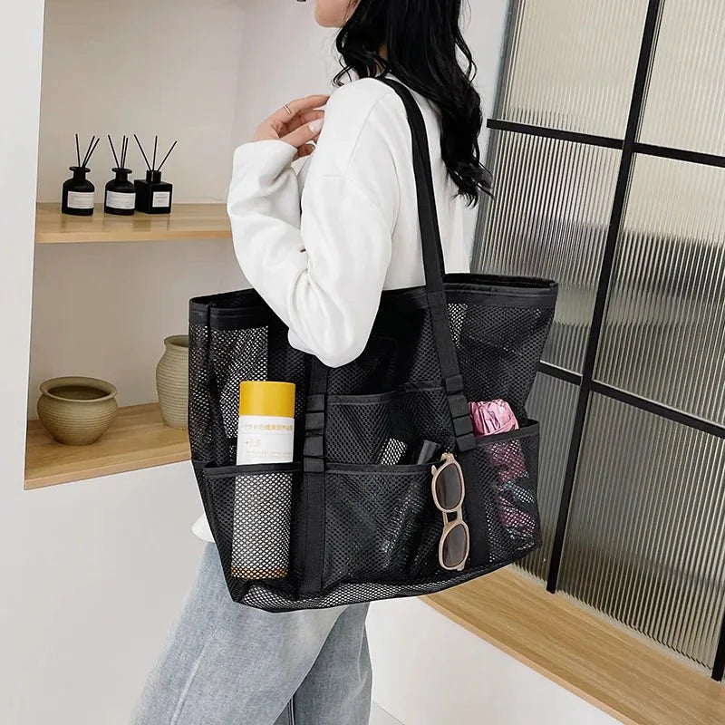 Beatrice Strandtasche aus Canvas mit großem Fassungsvermögen