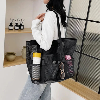 Beatrice Strandtasche aus Canvas mit großem Fassungsvermögen