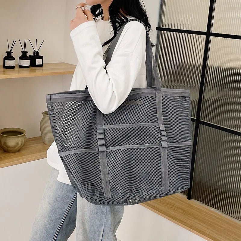 Beatrice Strandtasche aus Canvas mit großem Fassungsvermögen