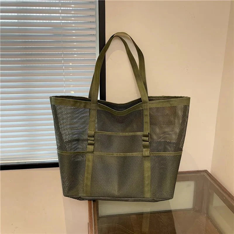 Beatrice Strandtasche aus Canvas mit großem Fassungsvermögen