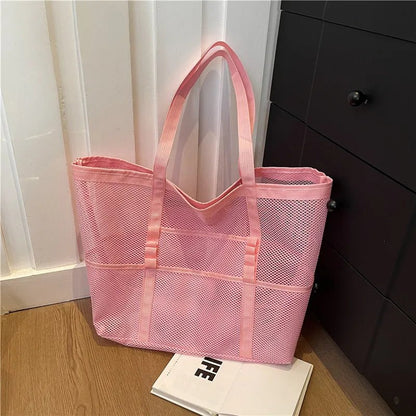 Beatrice Strandtasche aus Canvas mit großem Fassungsvermögen