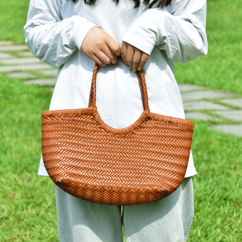 Beatrice Tote aus geflochtenem Leder
