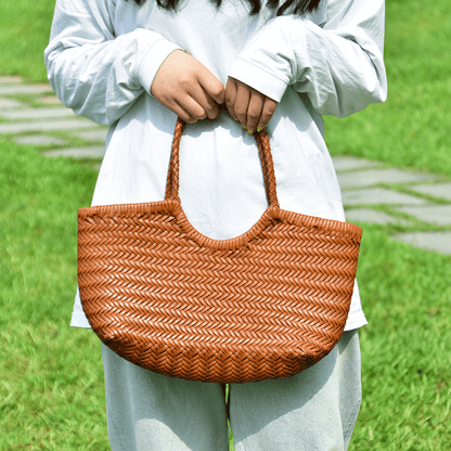 Beatrice Tote aus geflochtenem Leder