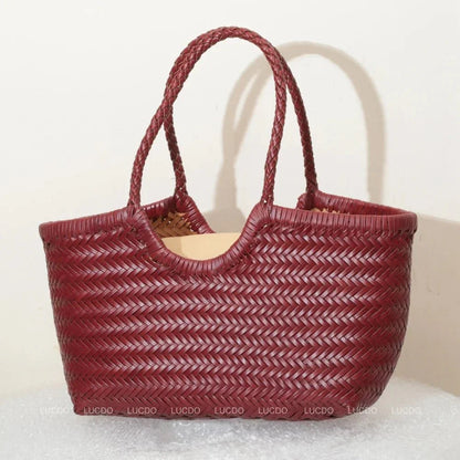 Beatrice Tote aus geflochtenem Leder