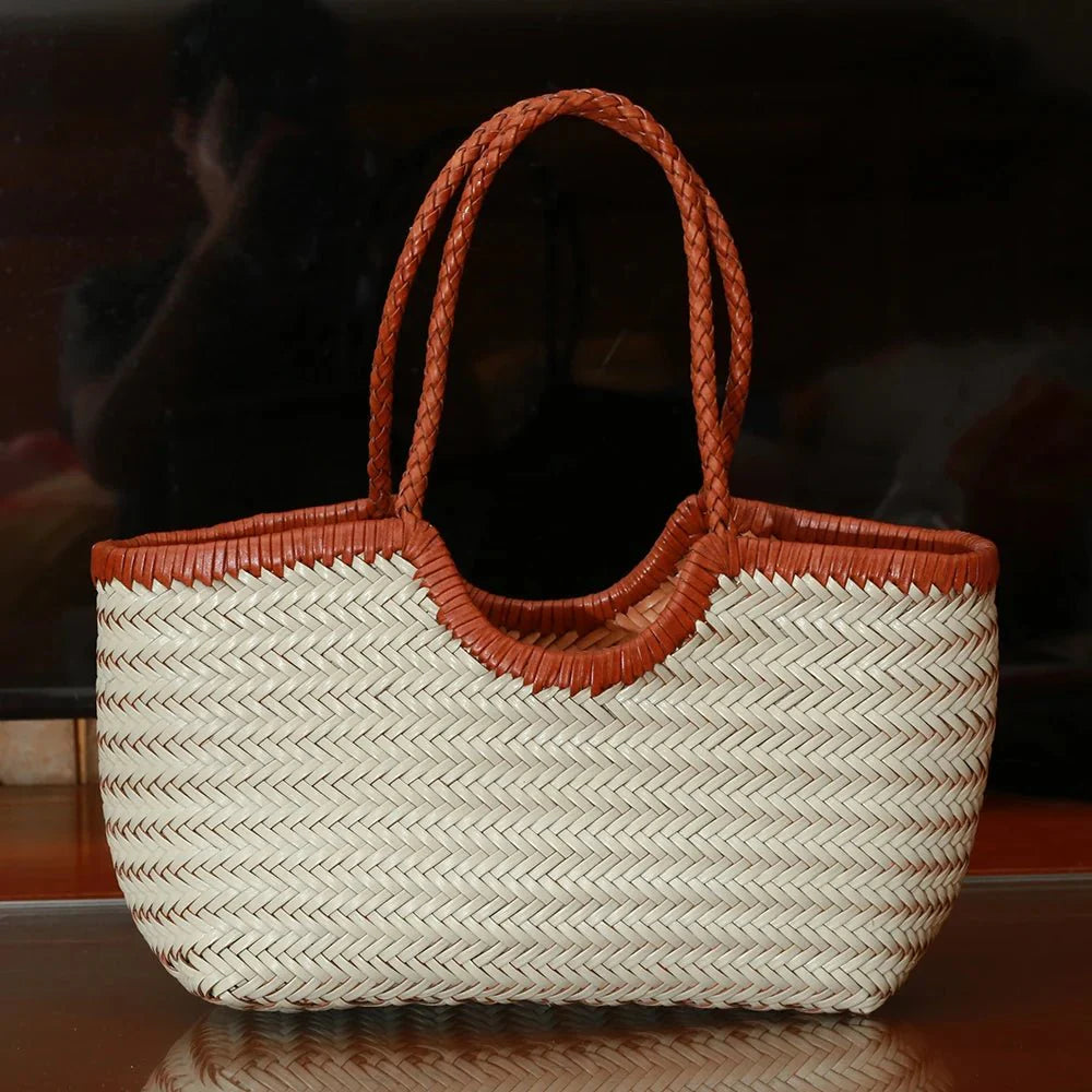 Beatrice Tote aus geflochtenem Leder