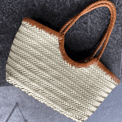 Beatrice Tote aus geflochtenem Leder