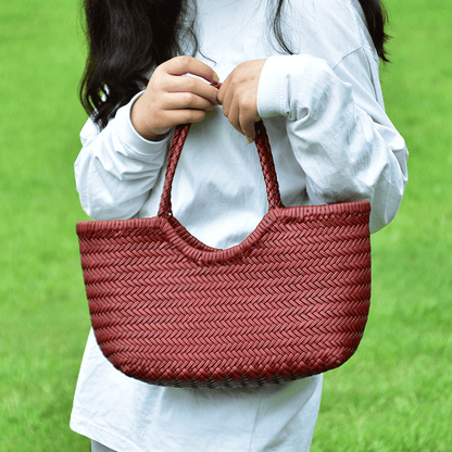 Beatrice Tote aus geflochtenem Leder