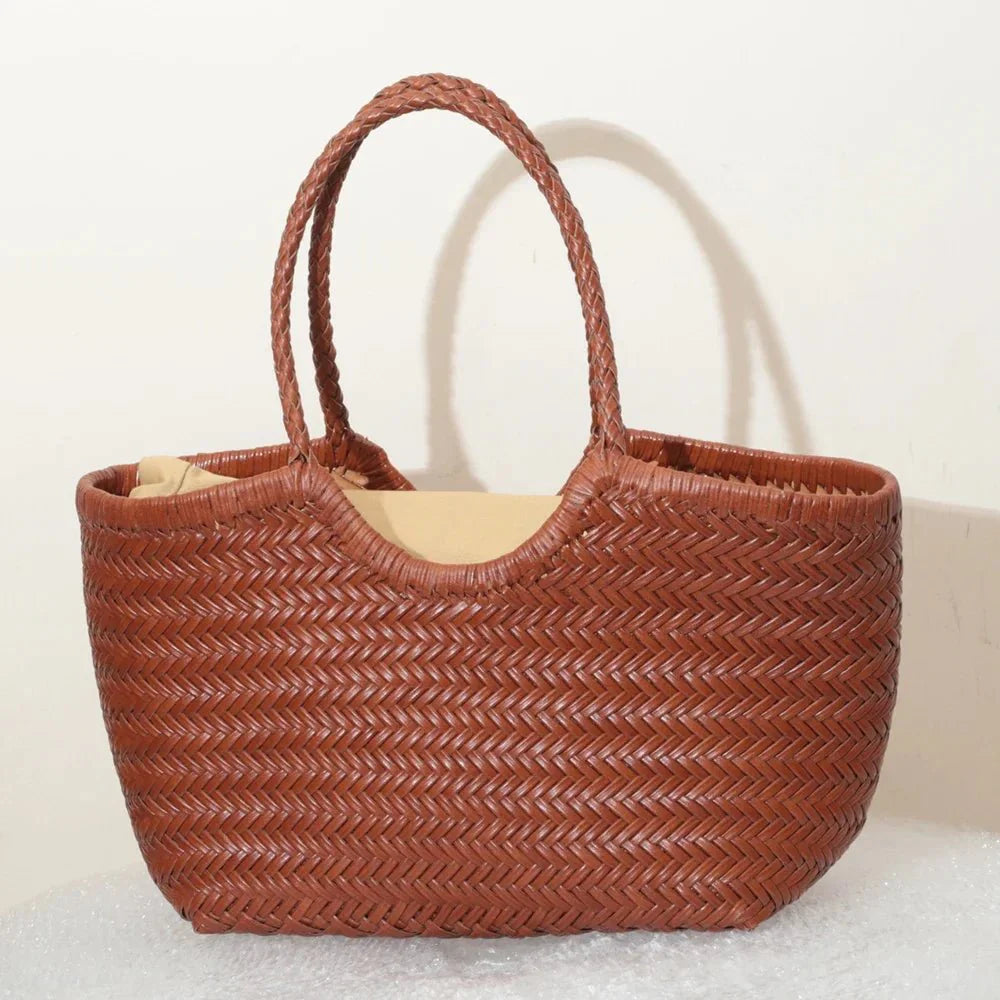 Beatrice Tote aus geflochtenem Leder