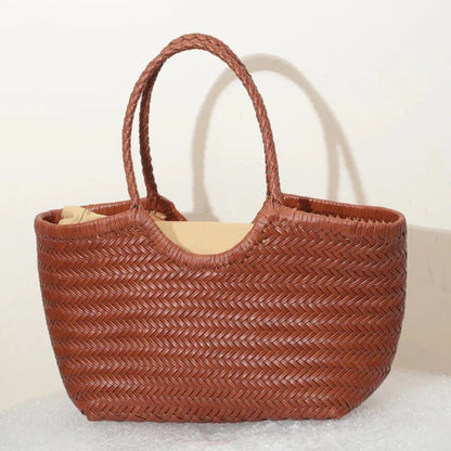 Beatrice Tote aus geflochtenem Leder