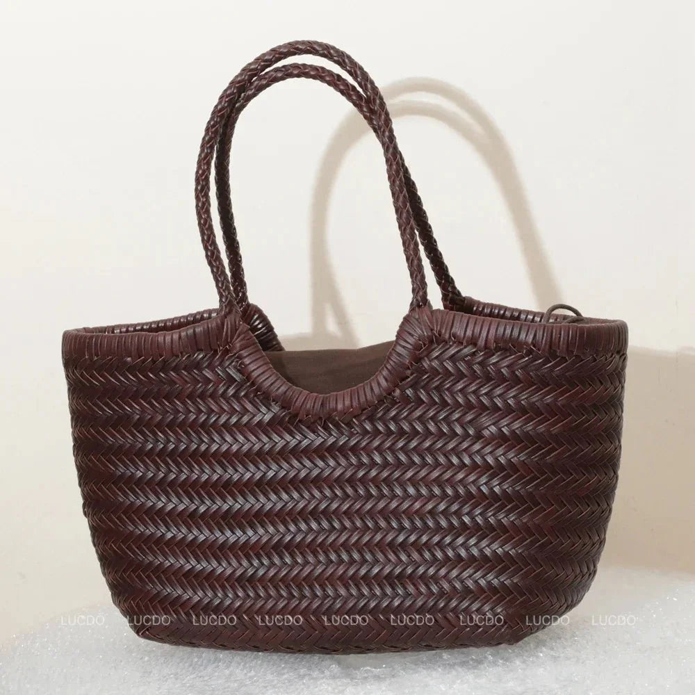 Beatrice Tote aus geflochtenem Leder