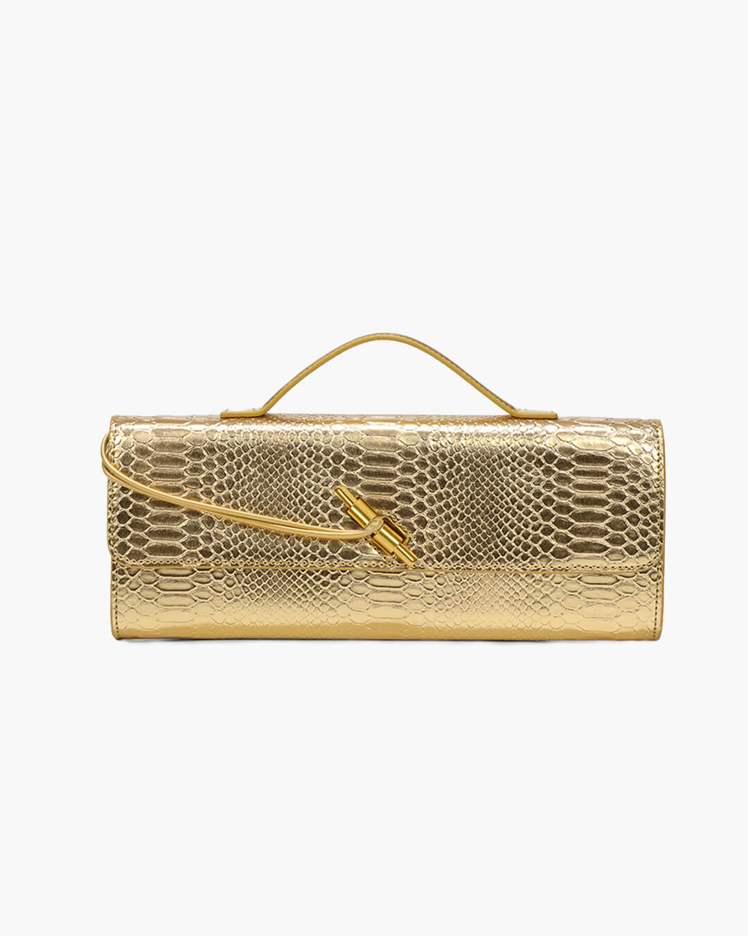 Bianca Kroko-geprägte Ledertasche