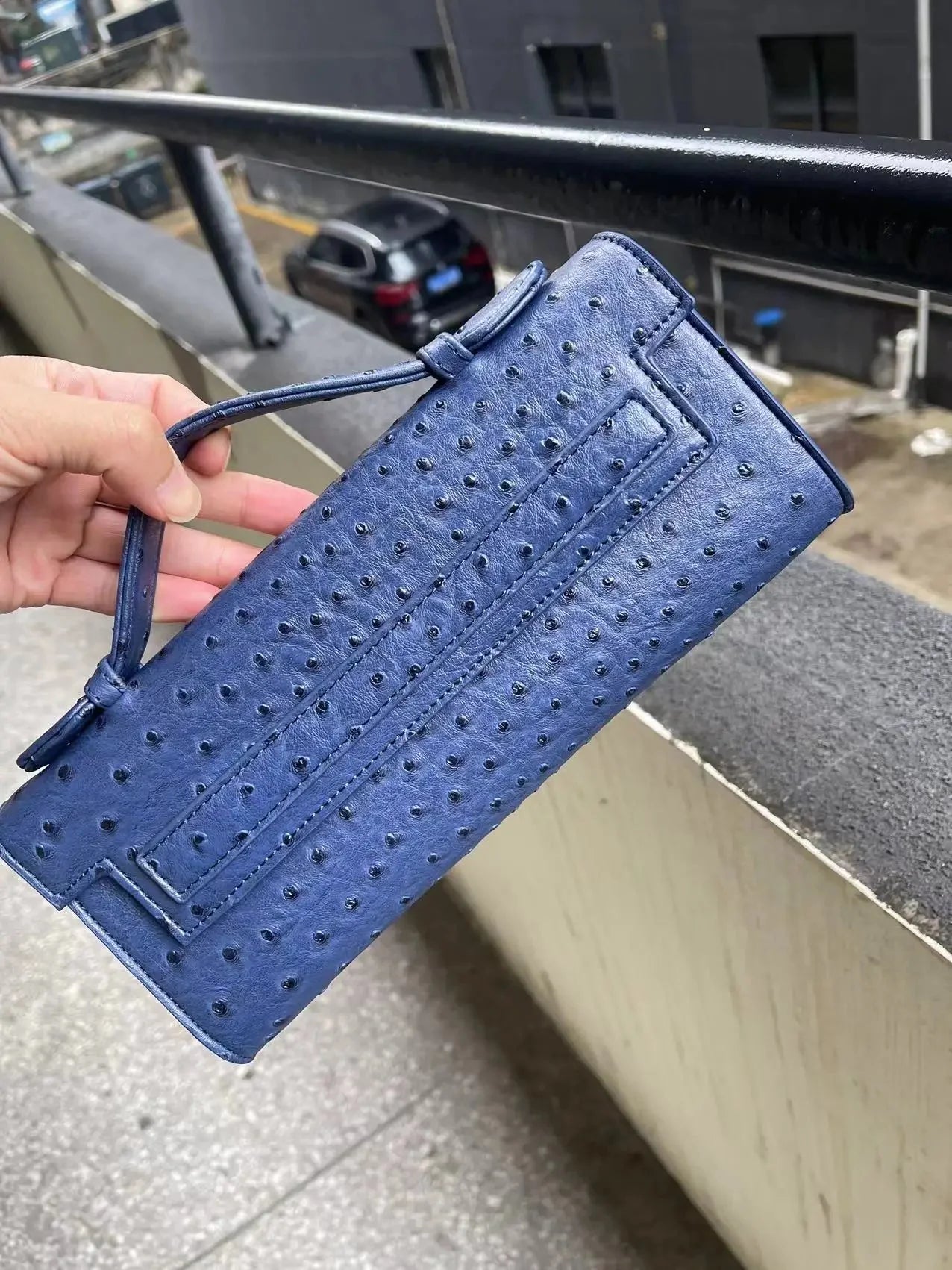 Bianca Embossed Clutch