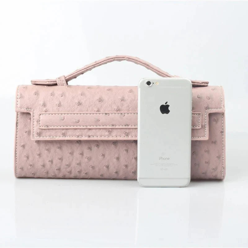 Bianca Embossed Clutch