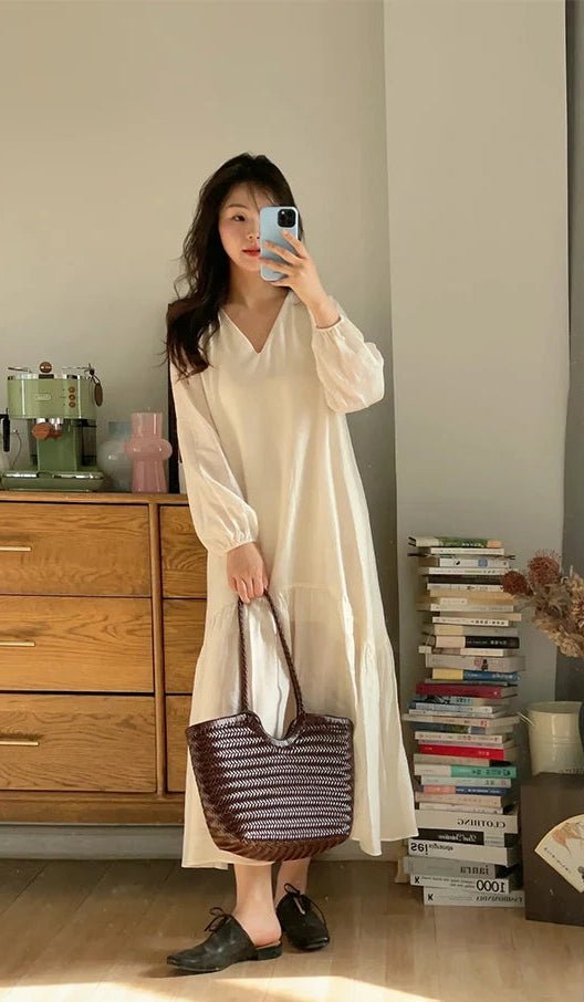 Bianca Handgeflochtene Ledertasche