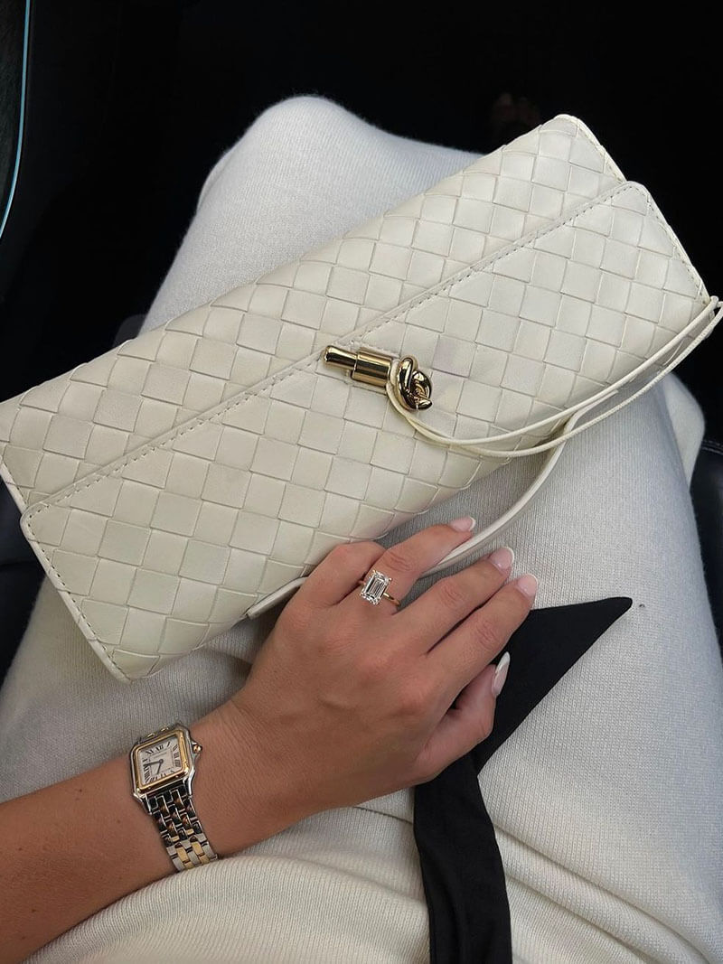 Bianca woven Tasche