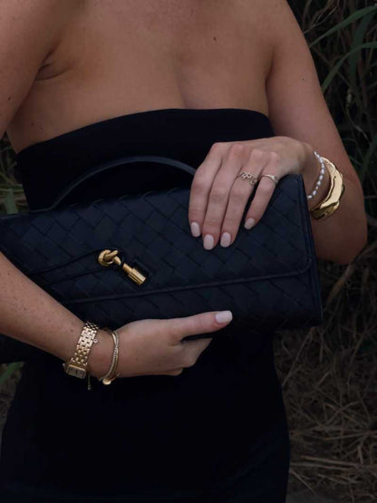 Bianca woven Tasche