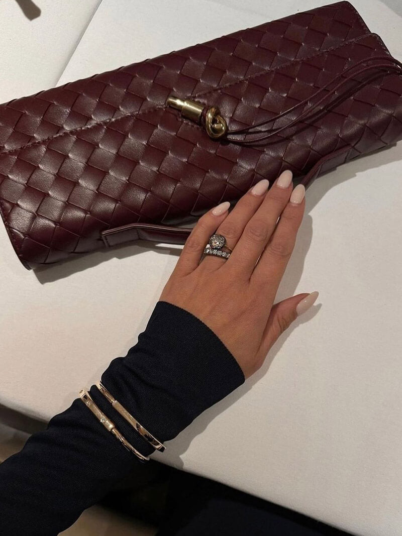 Bianca woven Tasche