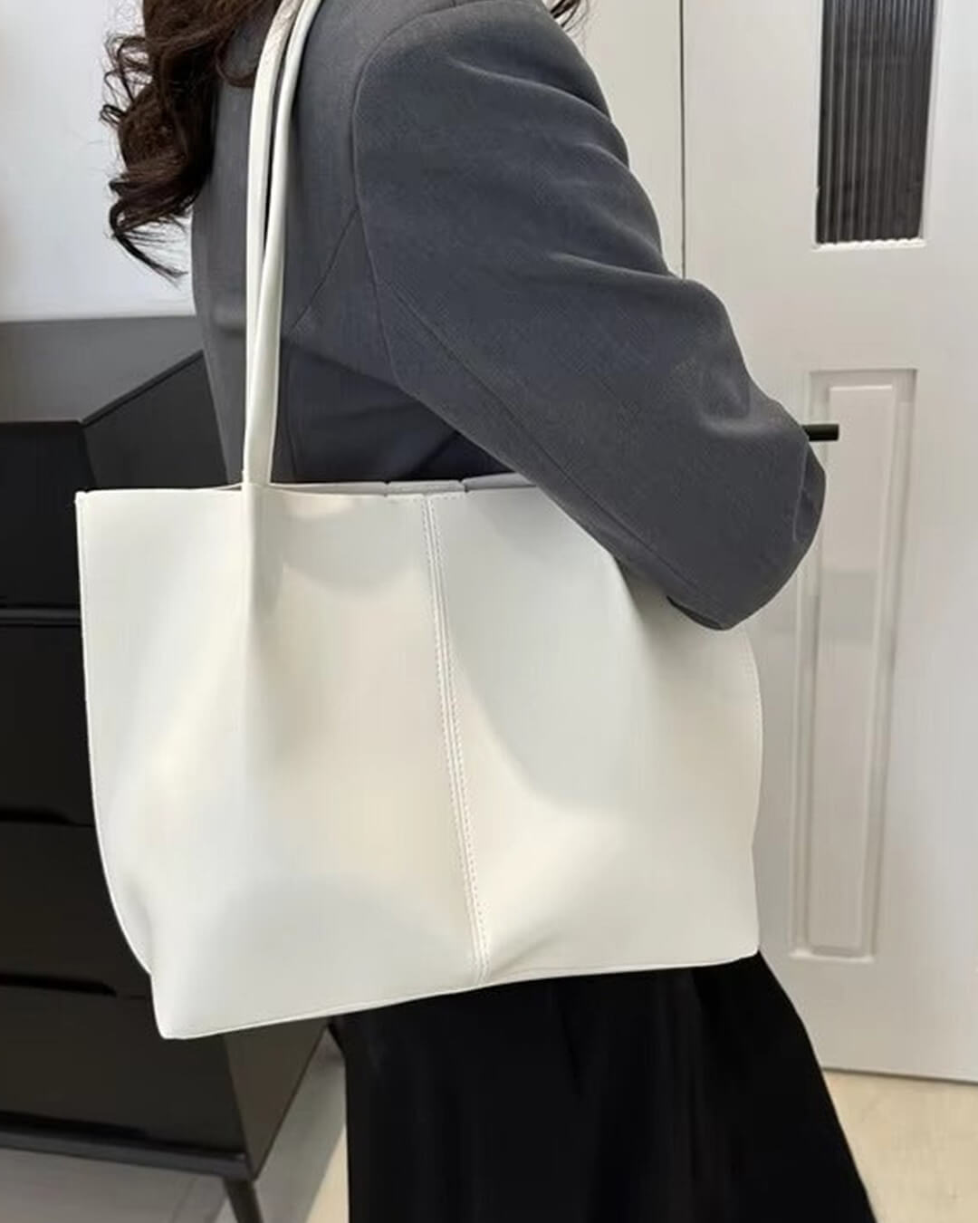 Calista Kunstleder-Shopper Tasche