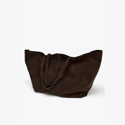 Cynthia Große Wildleder-Shopper Tasche