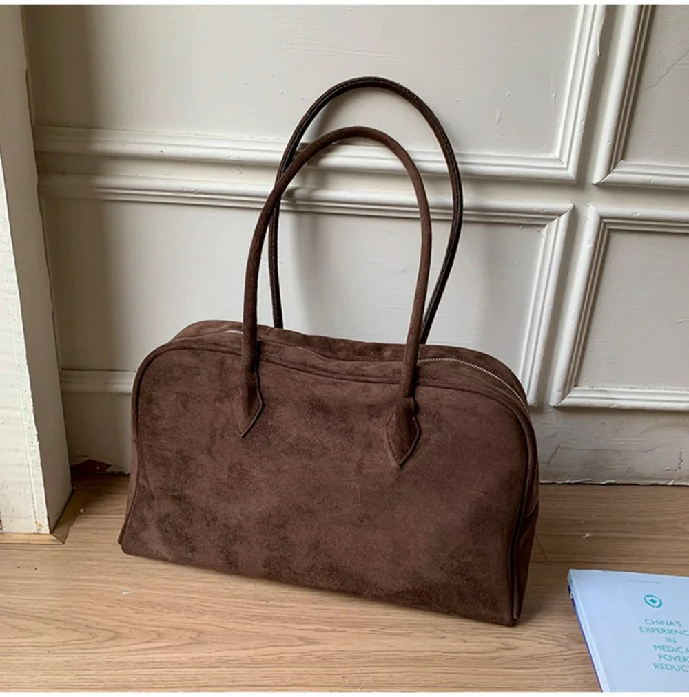 Jenny Wildleder Schultertasche