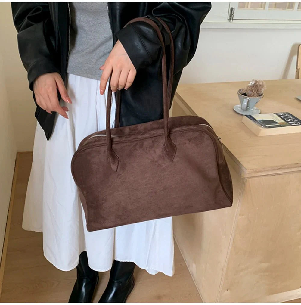 Jenny Wildleder Schultertasche